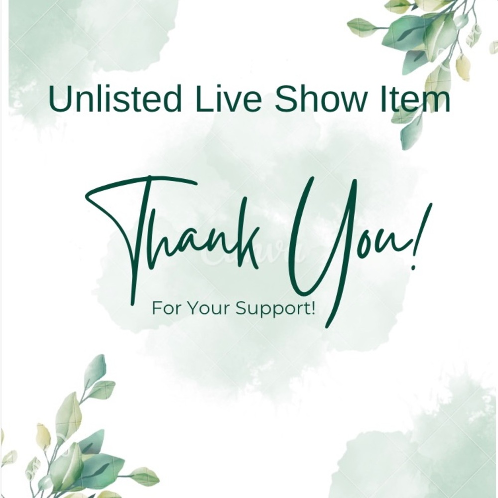 100s - Unlisted Live Show Item